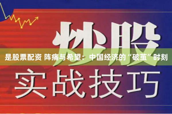 是股票配资 阵痛与希望：中国经济的“破茧”时刻